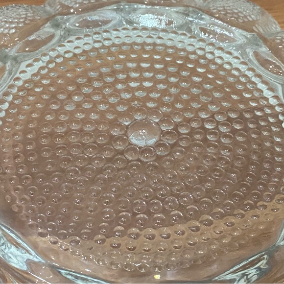 Vintage Indiana Carnival Glass Clear Deviled Egg Platter Serving Tray - Picture 10 of 11